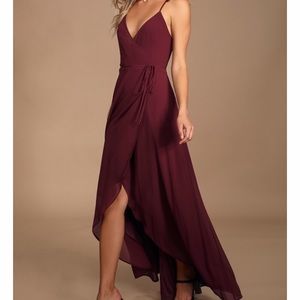 Burgundy Dress